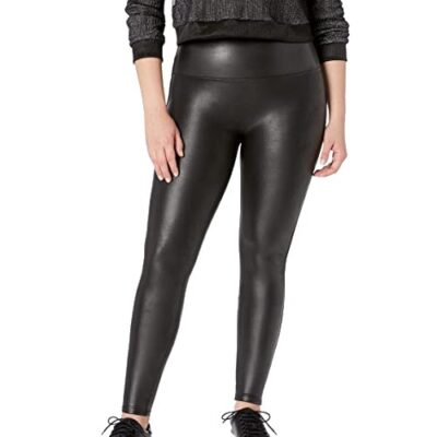 Spanx Women's Faux Leather Leggings Trouser
