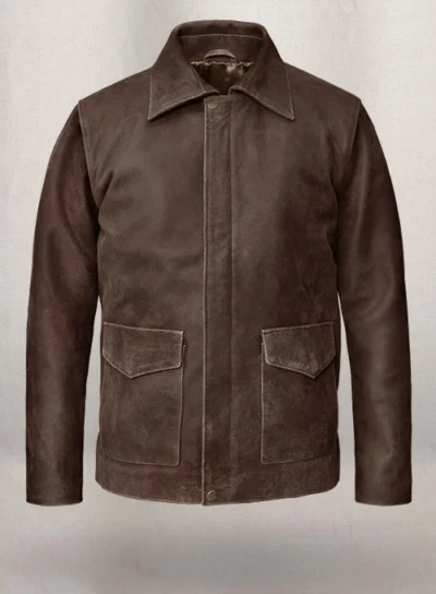 Harrison Ford Brown Leather Jacket