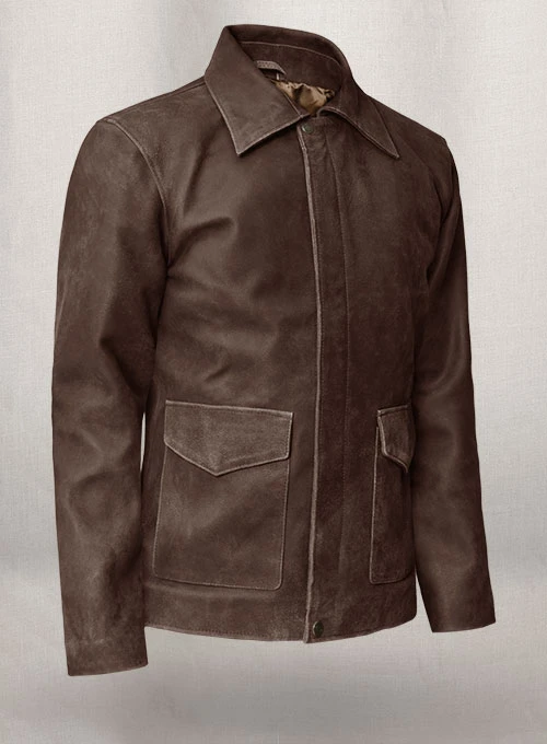 Harrison Ford Brown Leather Jacket