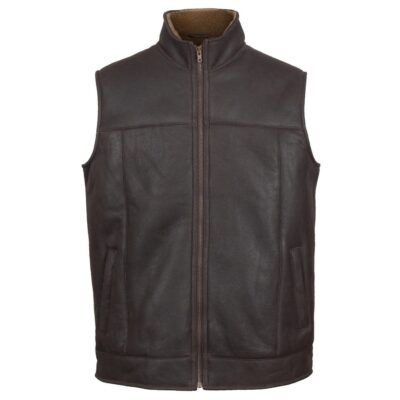 Dylan Men's Two-Tone Sheepskin Gilet