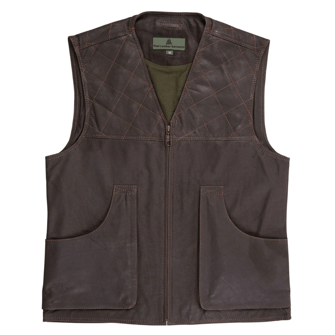 GO12 Men’s Leather Shooting Vest