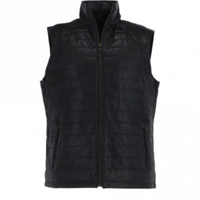 Leather Body Warmer Massimo Gillet