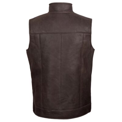 Men's Brown Sheepskin Leather Gilet