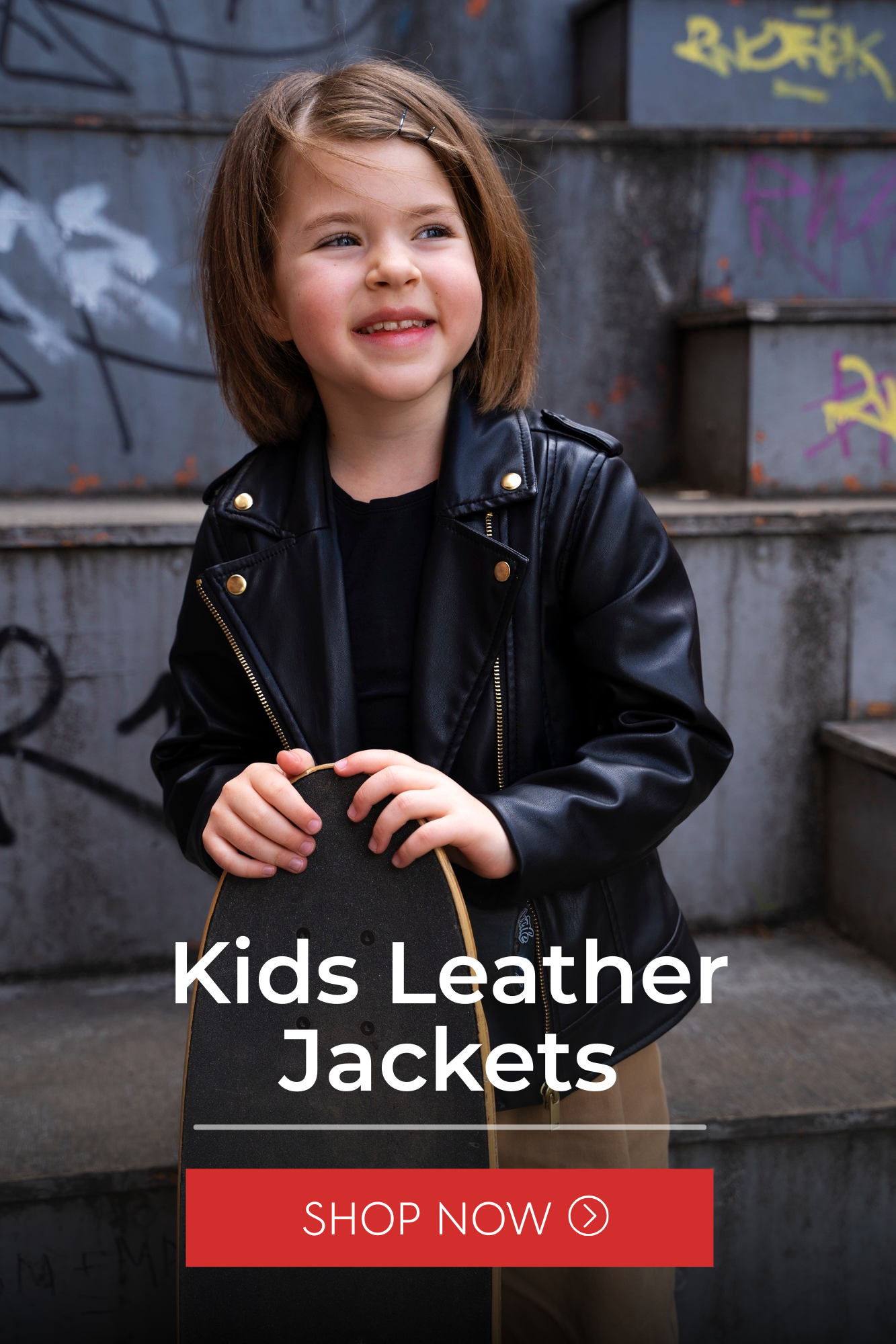 kids leather jackets collection