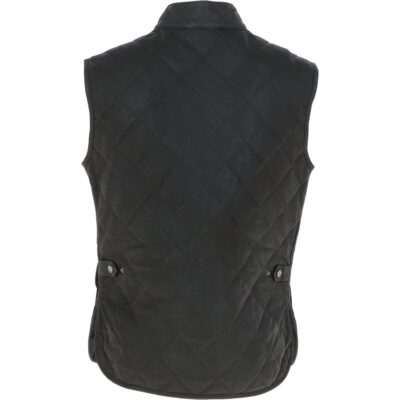 Diamond Quilted Slim Fit Leather Gilet