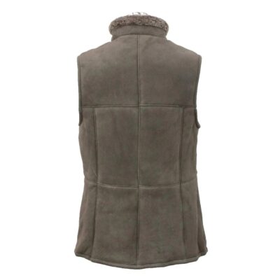 Ladies Sheepskin Leather Gilet