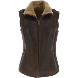 Andorra Sheepskin Antique Gilet