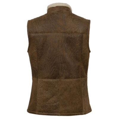 Gilly Antique Vintage Sheepskin Gilet