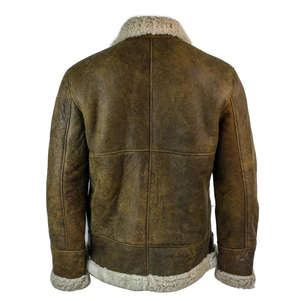 Infinity Men’s Vintage Shearling Pilot Jacket