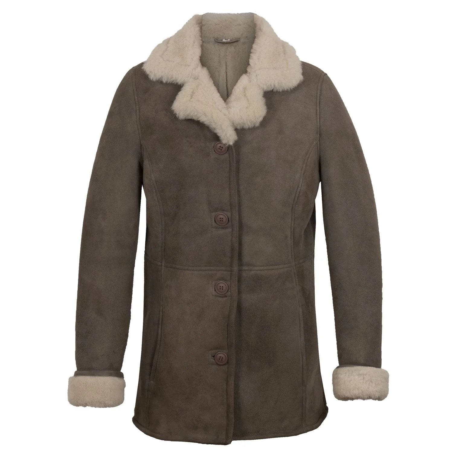 Women Musk Suede Sheepskin Coat