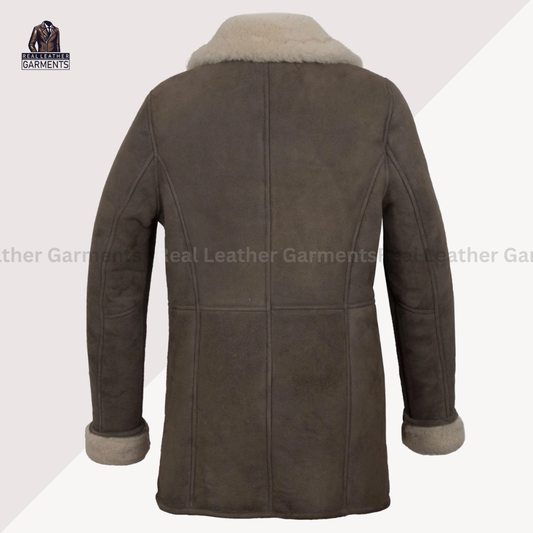 Women Musk Suede Sheepskin Coat - Real Leather Garments