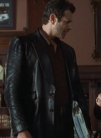 Jeff Goldblum Jurassic Park Leather Blazer