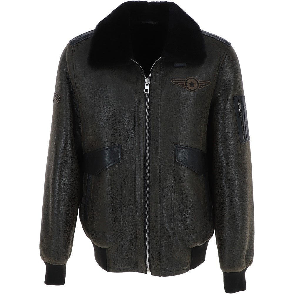 NC Air Force Luxury Sheepskin Pilot Jacket