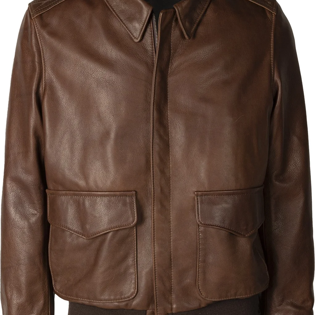 ジャケット・アウター schott type A2 flight jacket size 46 schott type A2 flight jacket size 46 Black A -2 pilot jacket, goat