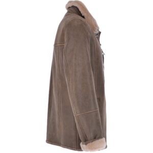 Antique Leather Sheepskin Flying Jacket