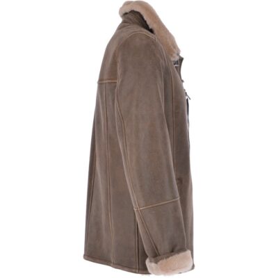 Antique Leather Sheepskin Flying Jacket