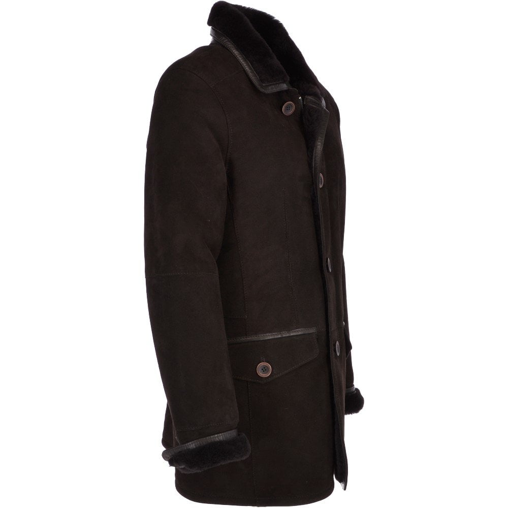 Richmond Men's Brown Sheepskin Coat