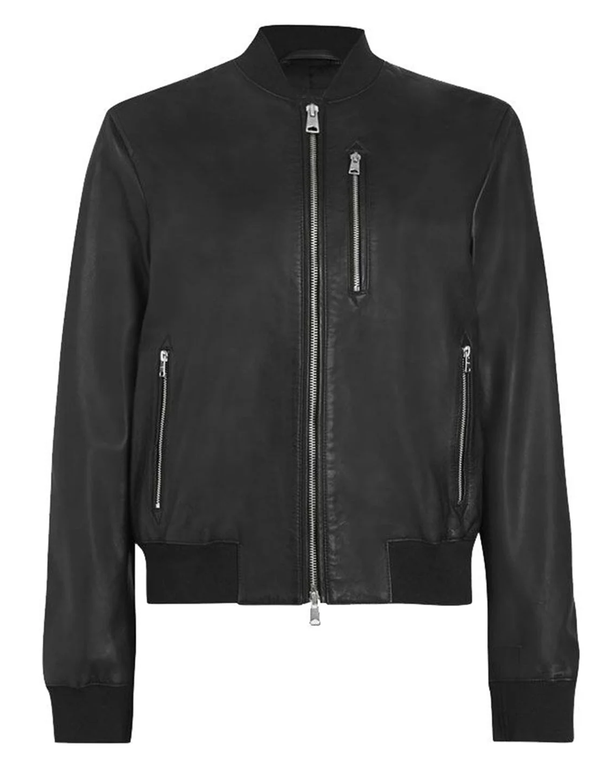 Joyce Sheepskin Bomber Leather Jacket