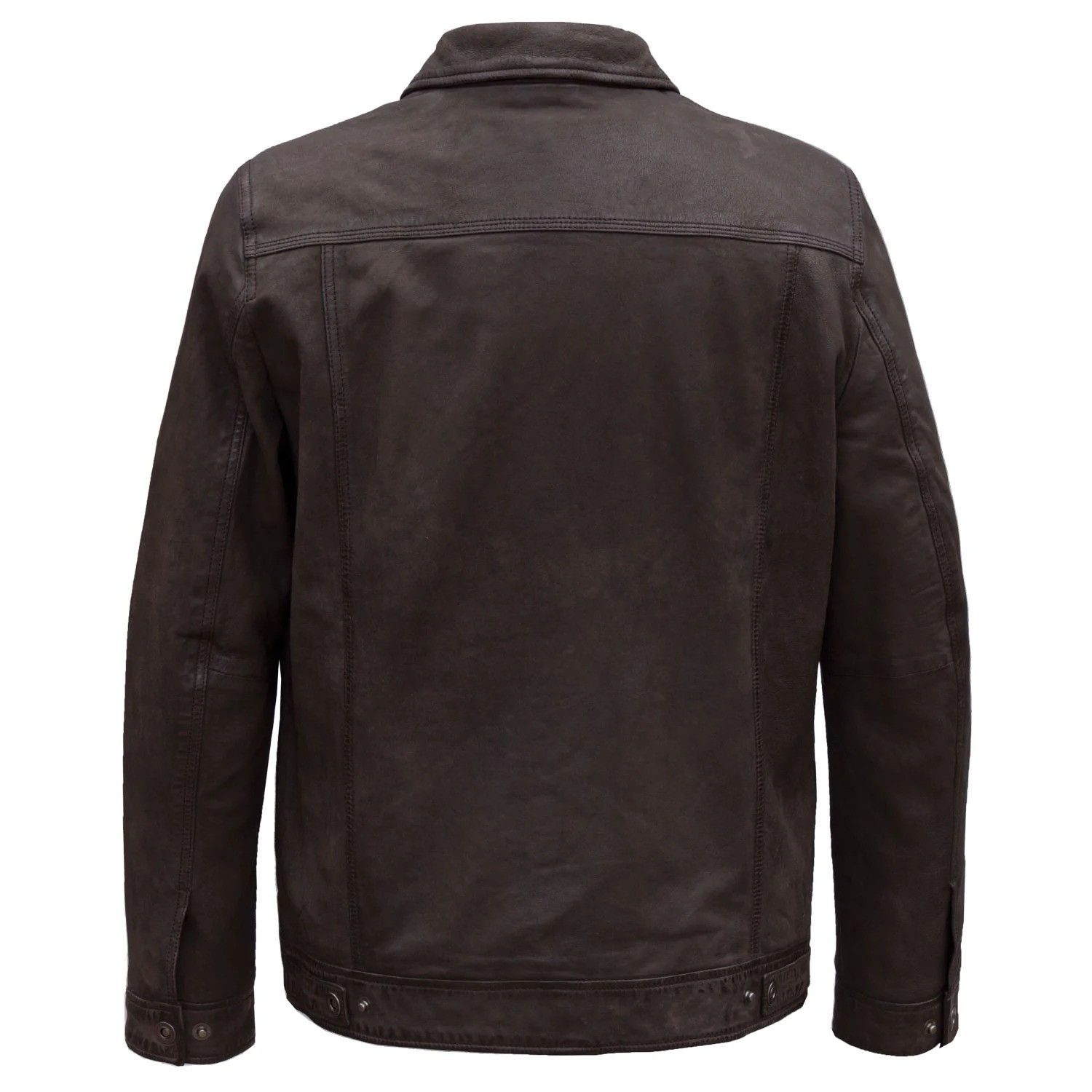 Men's Brown Lightweight Suede Leather Jacket