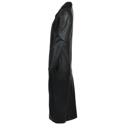 Robin Black Long Length Trench Coat