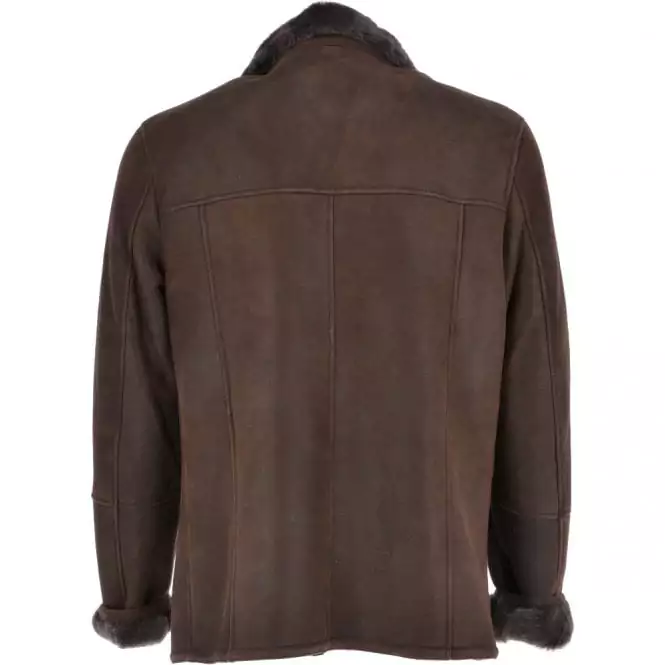 Anton Brown Leather Sheepskin Flying Jacket