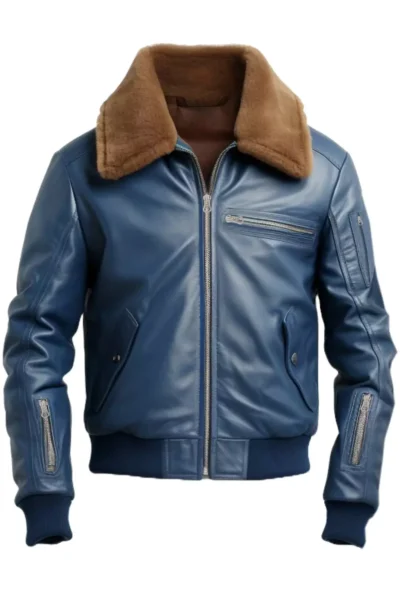 Beaverton Men's Flight Bomber Leather Jacket