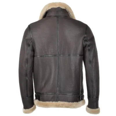 Bedford Men’s Brown Sheepskin Pilot Jacket
