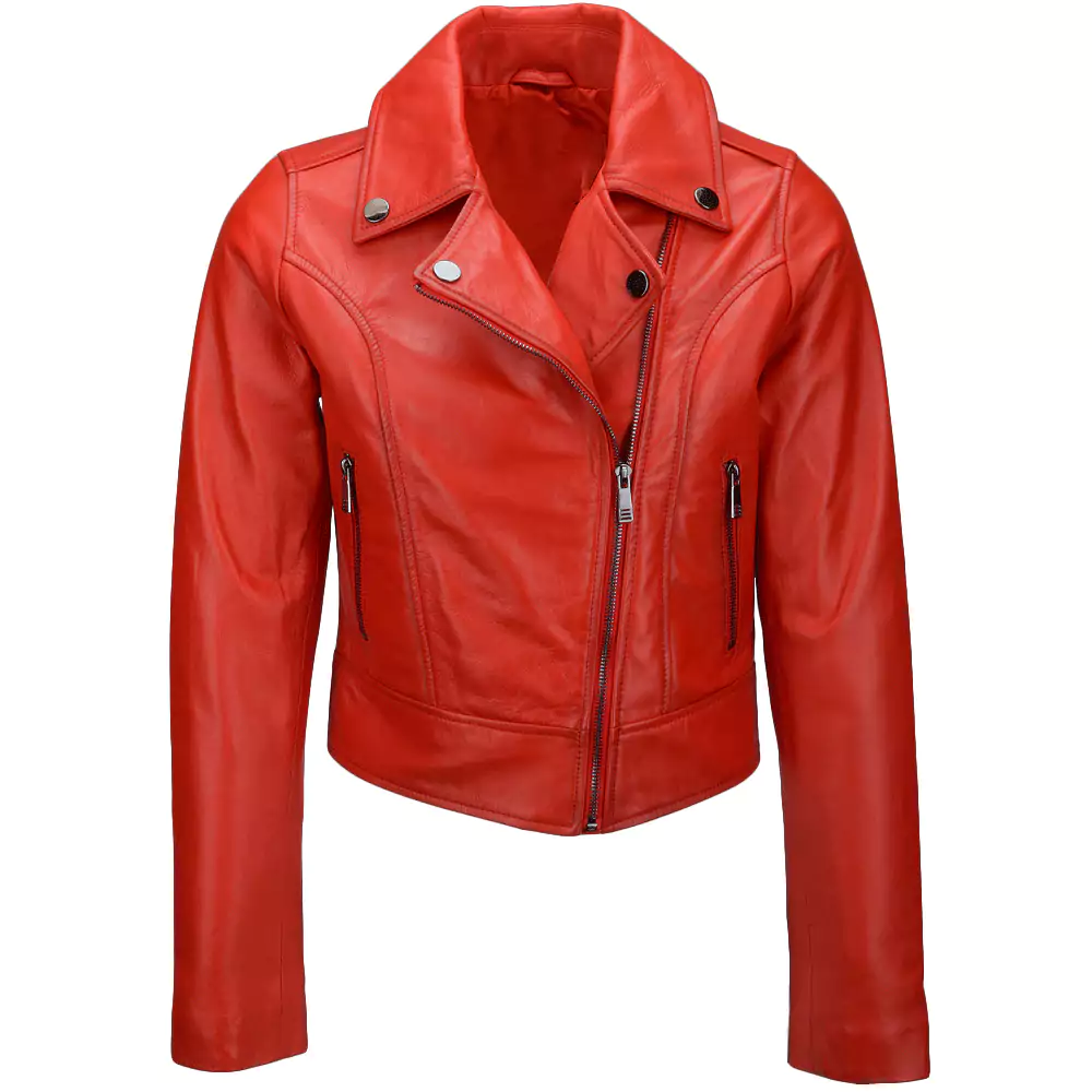 Bendigo Women's Cafe Racer Leather Jacket