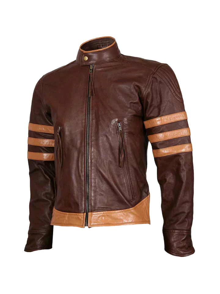 Bevan Men's Vintage Motorcycle Jacket