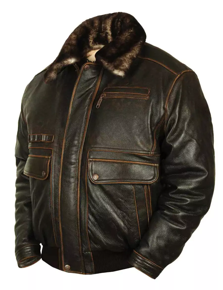 Bolton Men's Vintage Leather Jacket