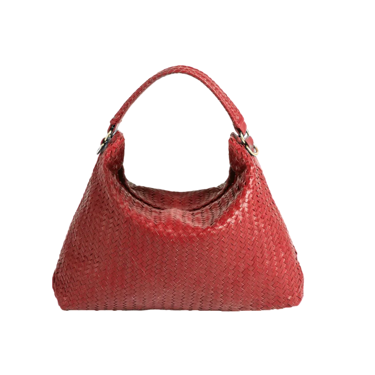 Brandon Women's Woven Red Leather Bag