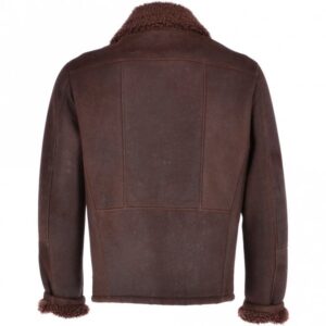 Branford Men's Brown Sheepskin Flying Jacket