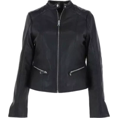 Branford Women's Black Leather Jacket