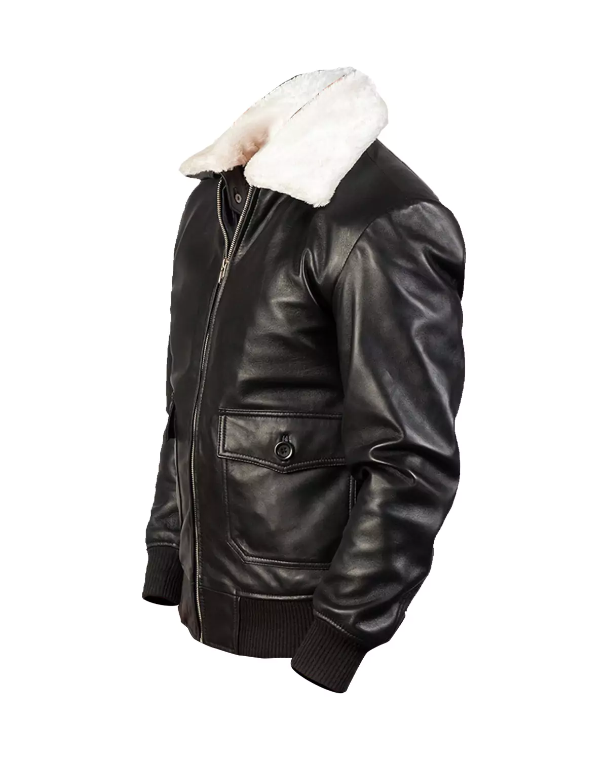 Brockton Men's G-1 Bomber Leather Jacket