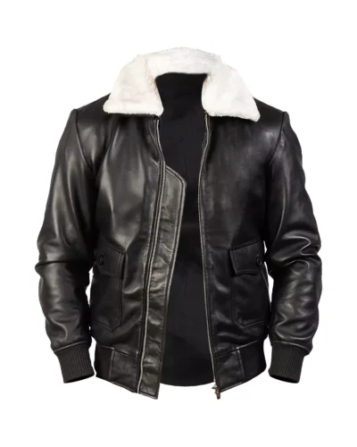 Brockton Men's G-1 Bomber Leather Jacket