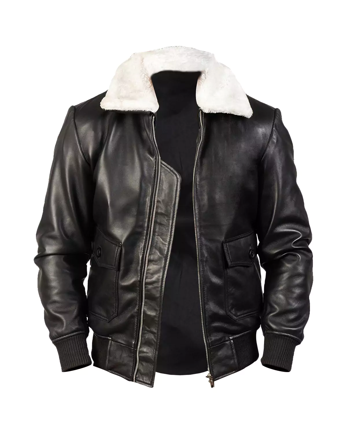 Brockton Men's G-1 Bomber Leather Jacket