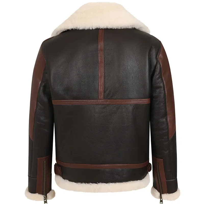 Danvers Men's Brown B3 Shearling Bomber Jacket