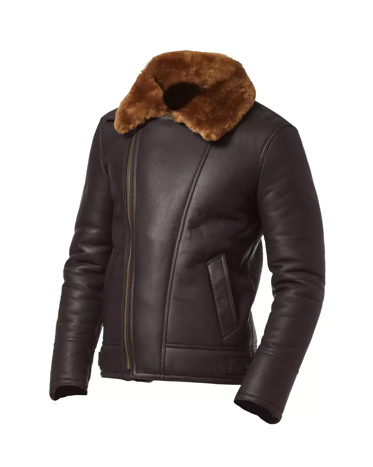 Elkhart Men's Aviator Bomber Leather Jacket