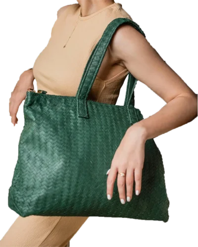 Emerald Women's Green Leather Bag