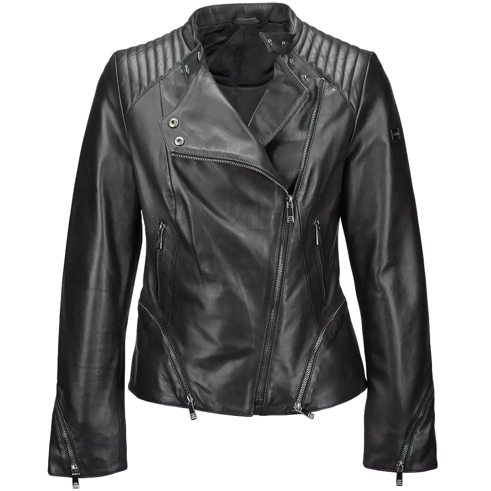 Erik Women's Biker Leather jacket