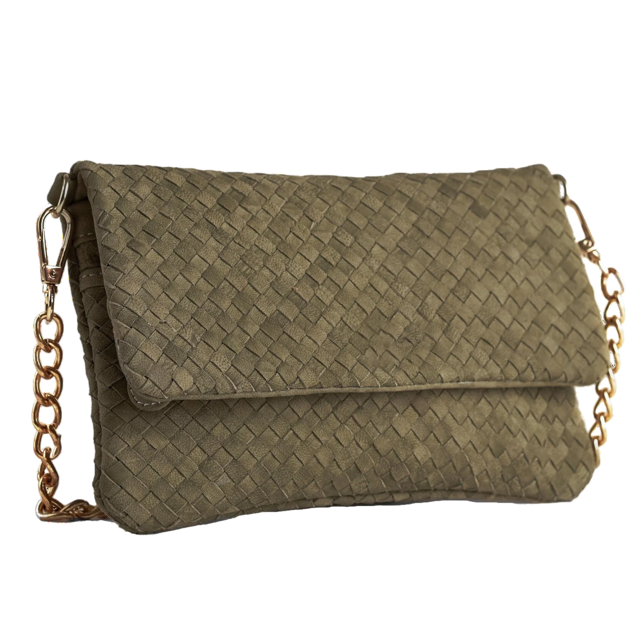 Estevan Women's Woven Leather Clutch