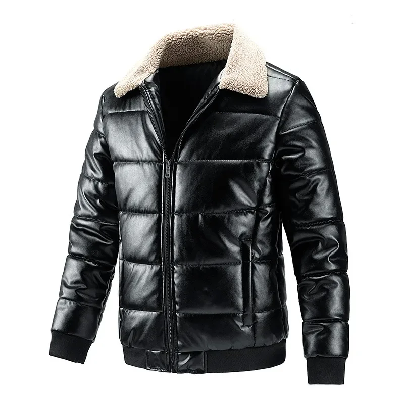 Fresno Men's Black Leather Jacket