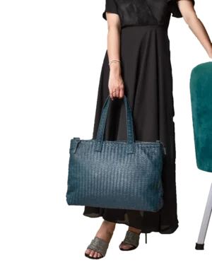 Gosford Women's Blue Leather Bag