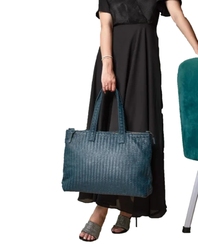 Gosford Women's Blue Leather Bag