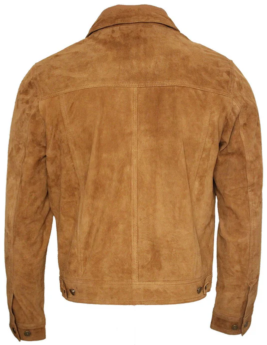 Grants Men's Suede Leather Shirt Jacket