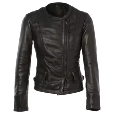 Helena Women's Black Leather Jacket