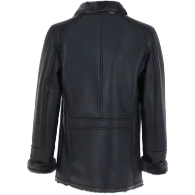 Men's Black Opulence Sheepskin Coat