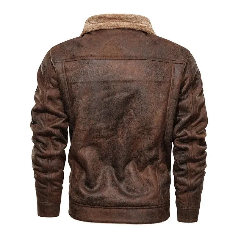 Oroville Men's Brown Leather jacket