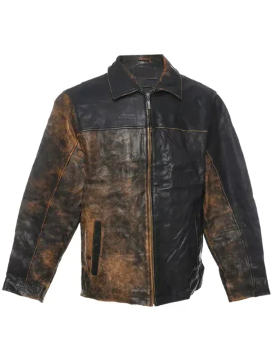 Owen Men's Brown Leather Jacket