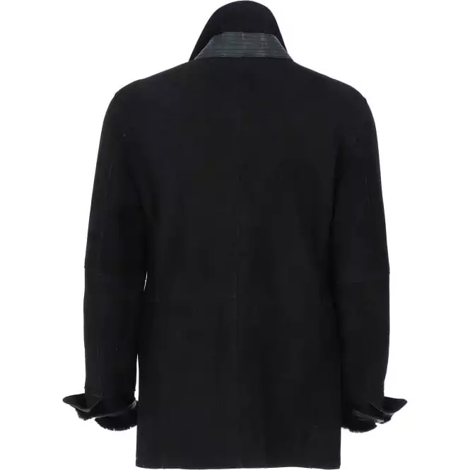 Richmond Men’s Black Sheepskin Coat